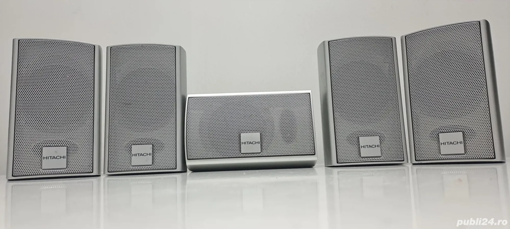 Hitachi HTD K 160 boxe 2 cai 8 ohmi 50W sistem multicanal sateliti centru front surround