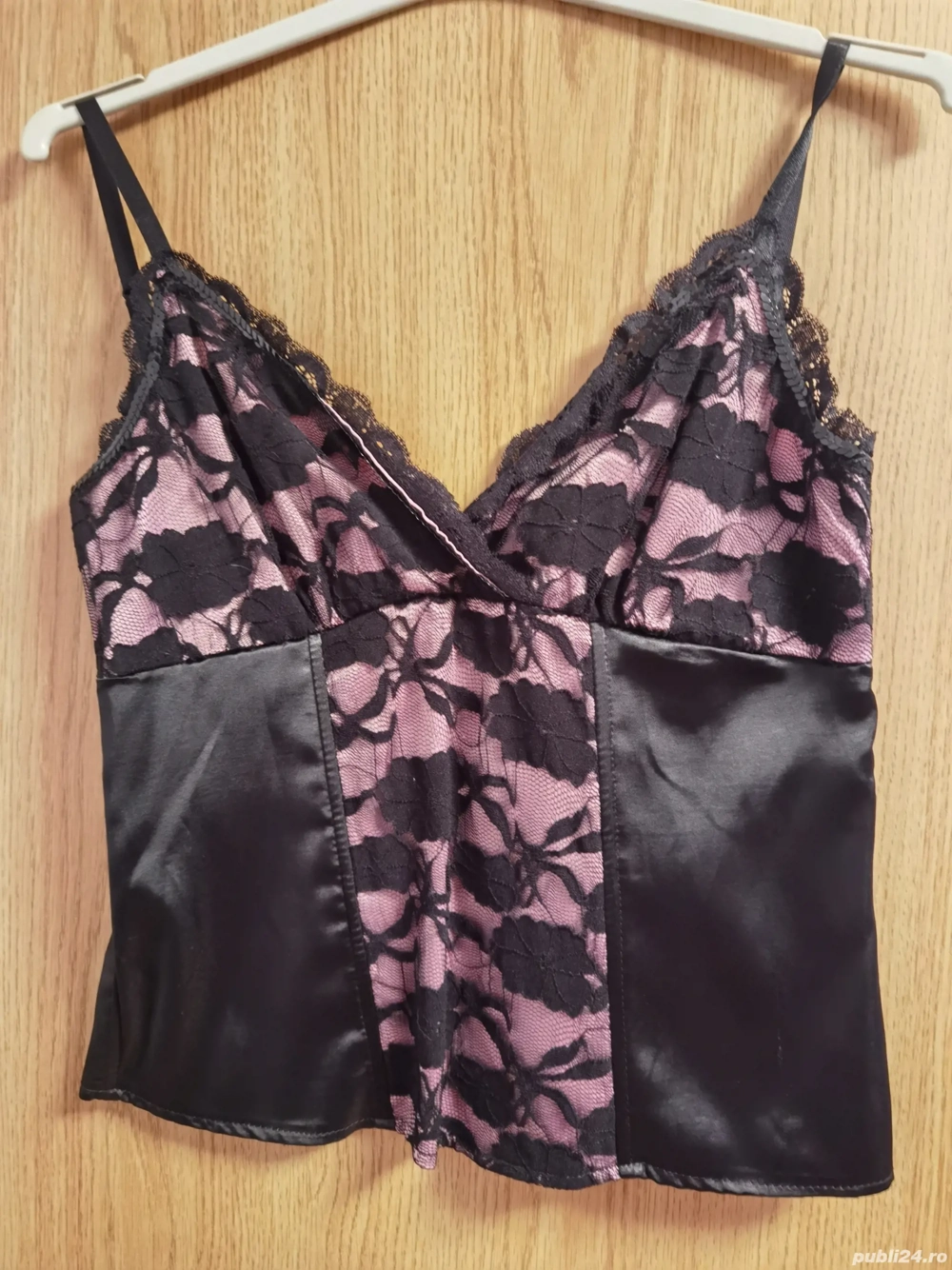 Corset dantela, satin