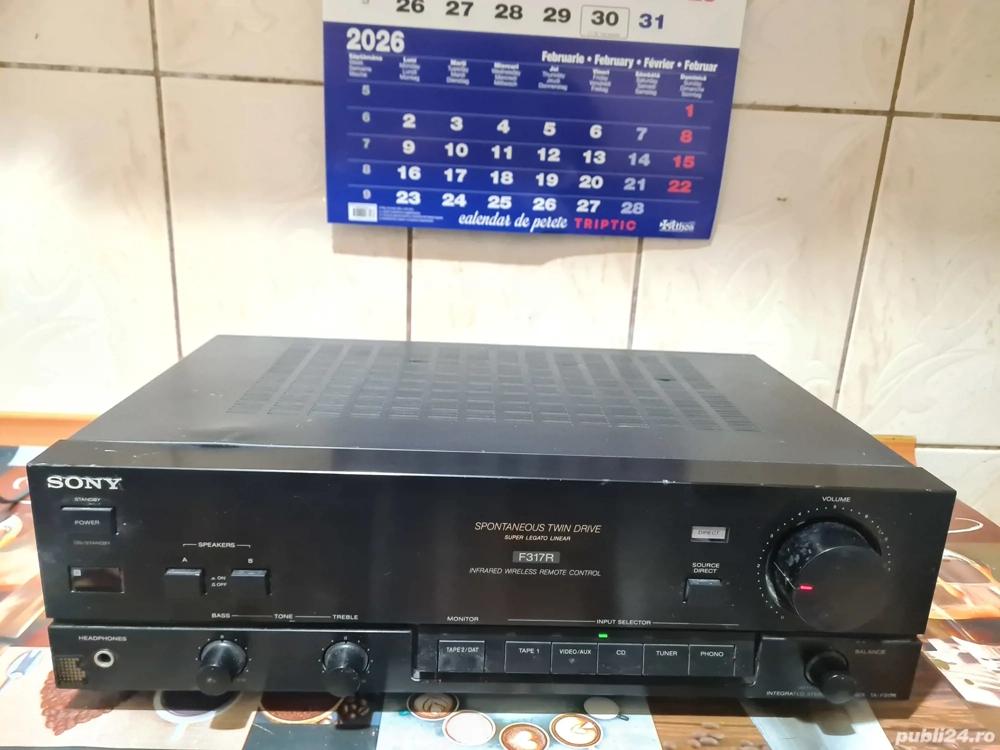 Amplificator Audio Sony TA-F317R Statie Audio Made Japan 