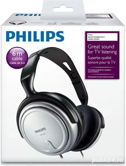 Casti audio 3.5mm Philips SHP2500,noi