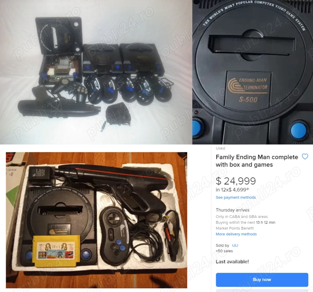 Joc pe TV 3 bucati Raritati Vintage