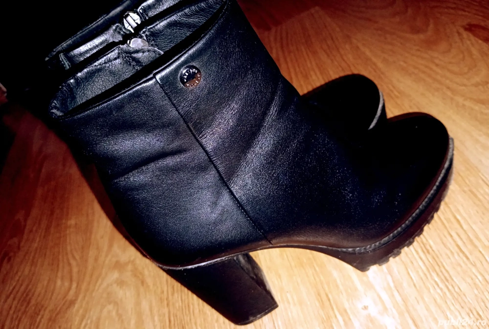 Botine negre Greyder 