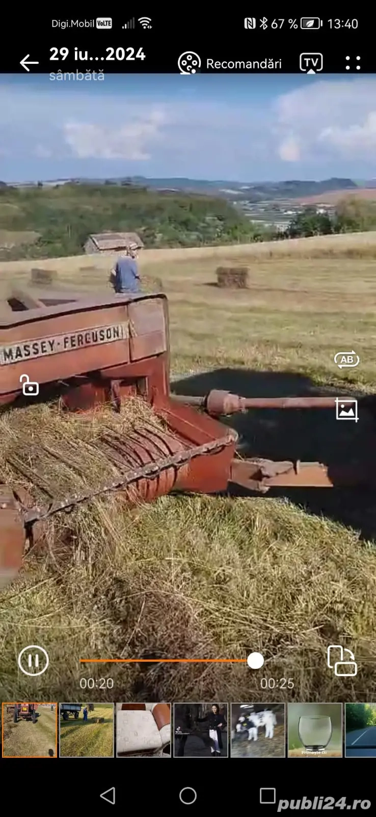 Presă de balotat Massey Ferguson