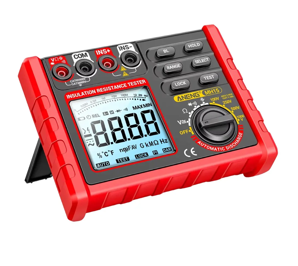Tester izolatie Aneng MH15 1000V Megaohmetru + functie de multimetru 