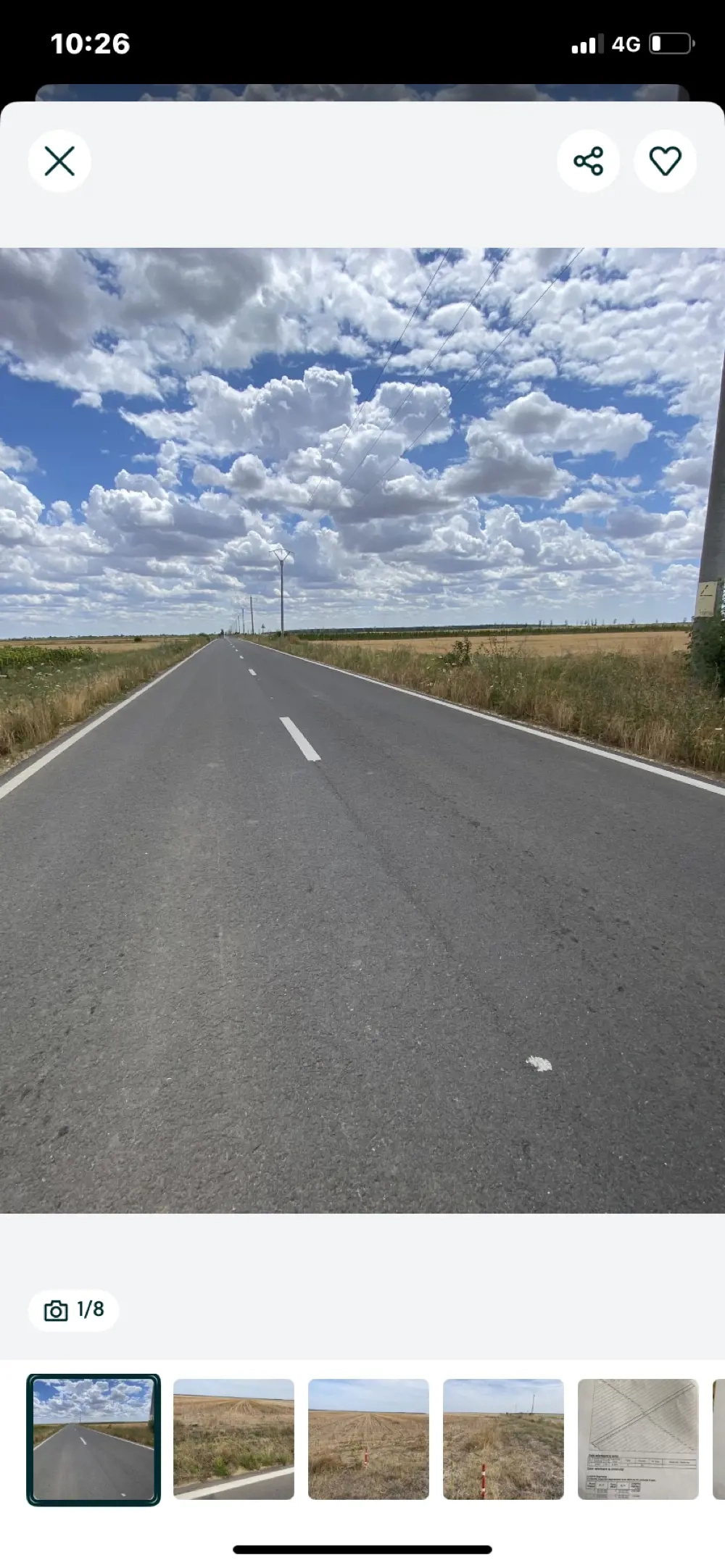 Teren agricol 15000 mp front la DJ 611