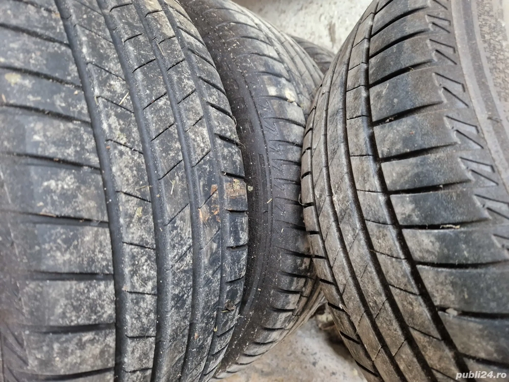 set 4 Roti 16" jante aliaj  + anvelope 205/55 R16 5mm carne