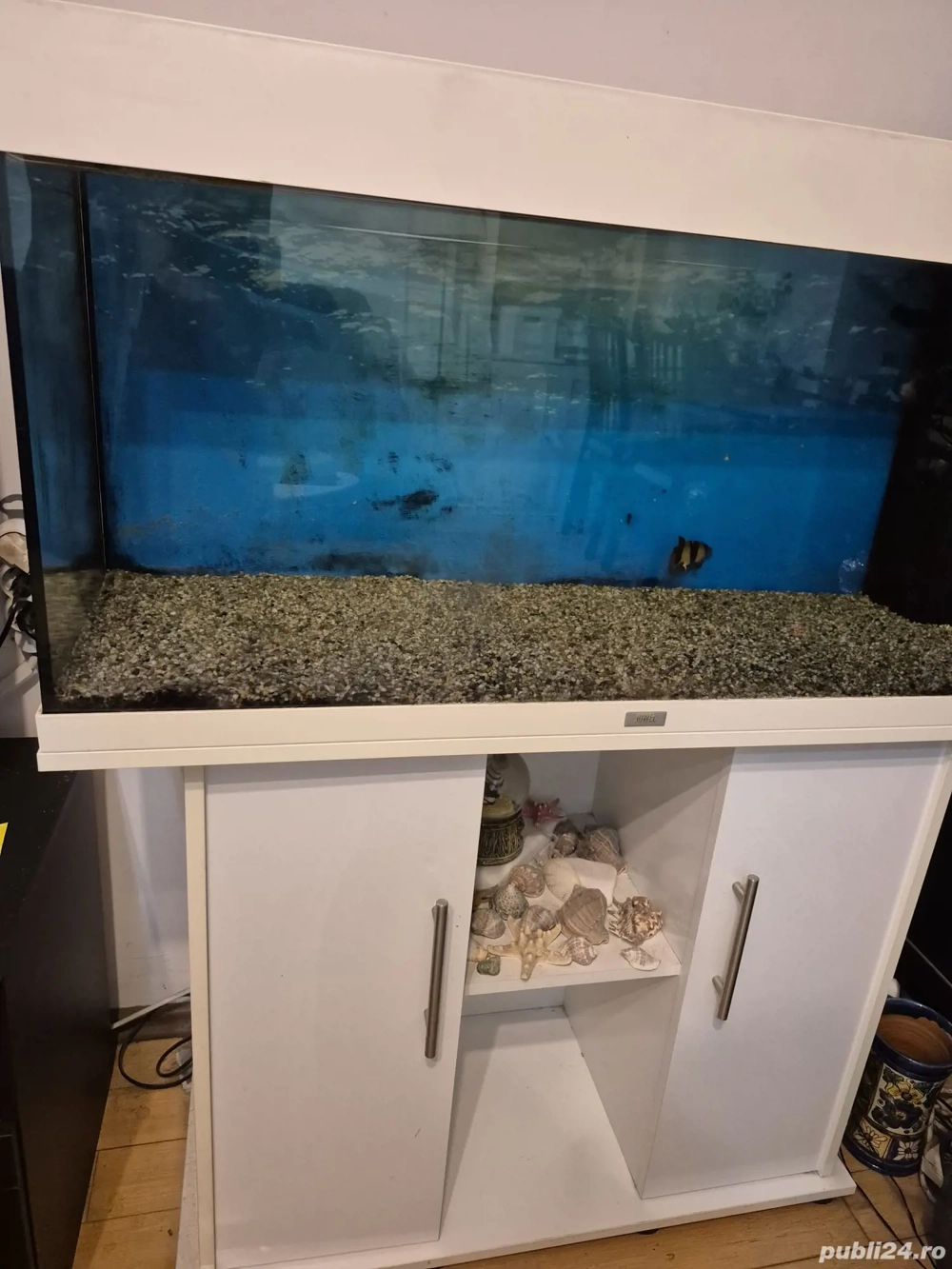 Vand acvariu Rio Juwel 180 litri+suport de baza alb