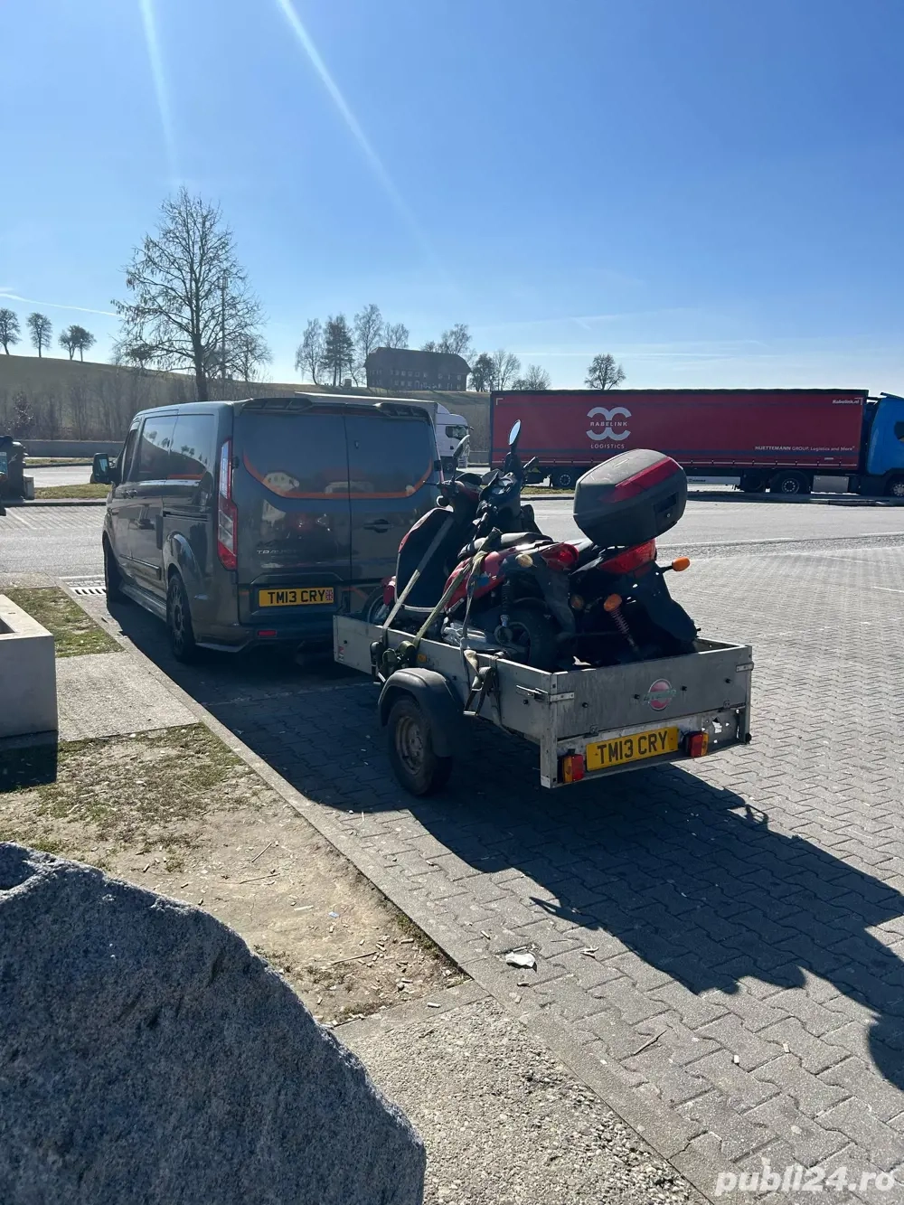 remorca auto 750kg Stema adusa din germania 