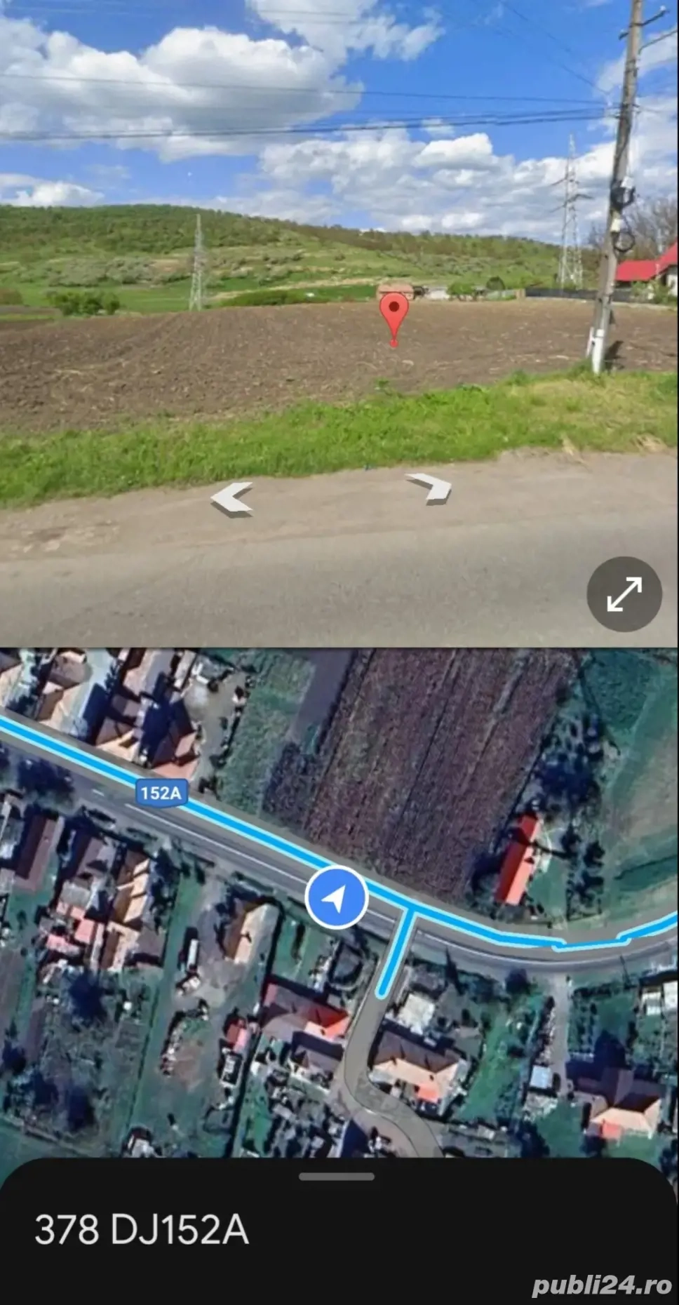 Belterulet Vand teren intravilan in satul Berghia