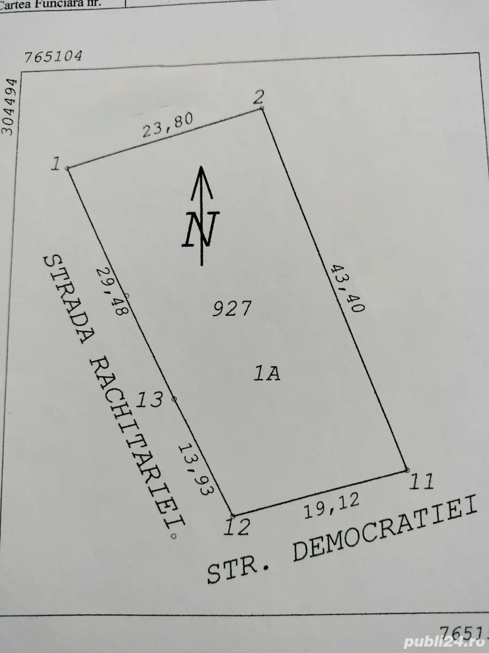 Teren intravilan Valea Dacilor Medgidia 