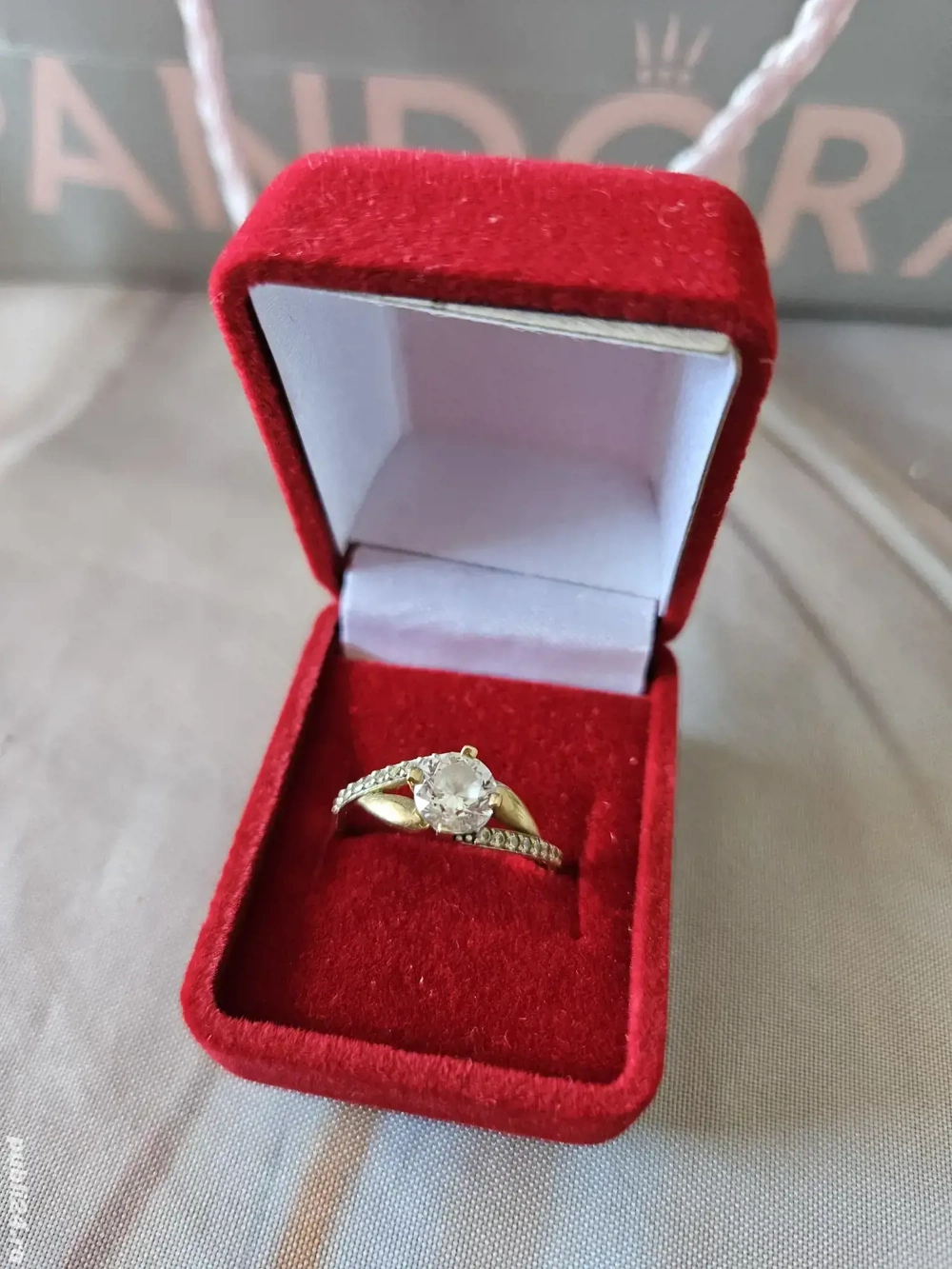 Inel de logodnă aur 14 k