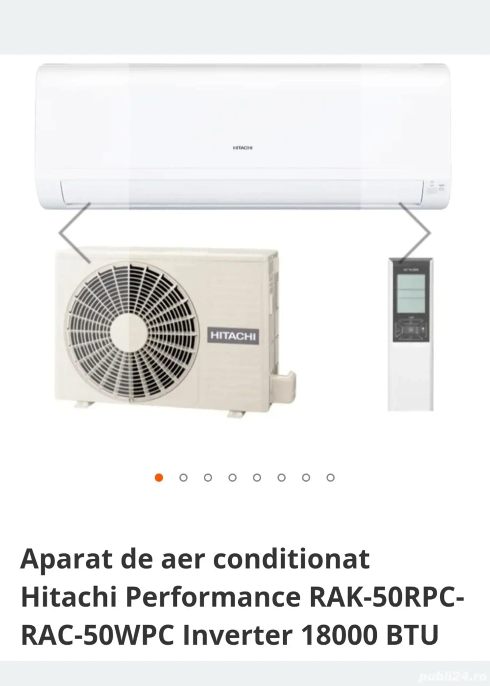 Unitate interioară aparat de aer conditionat Hitachi Performance RAK-50RPC