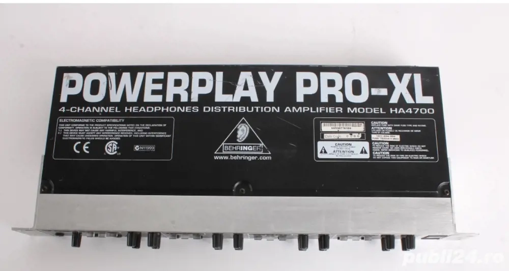 Behringer HA 4700 POWERPLAY PRO preamplificator căști de studio