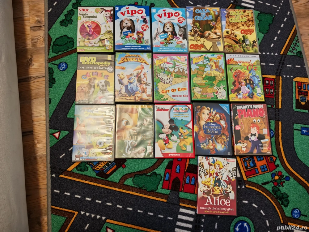 Desene animate DVD 18 buc