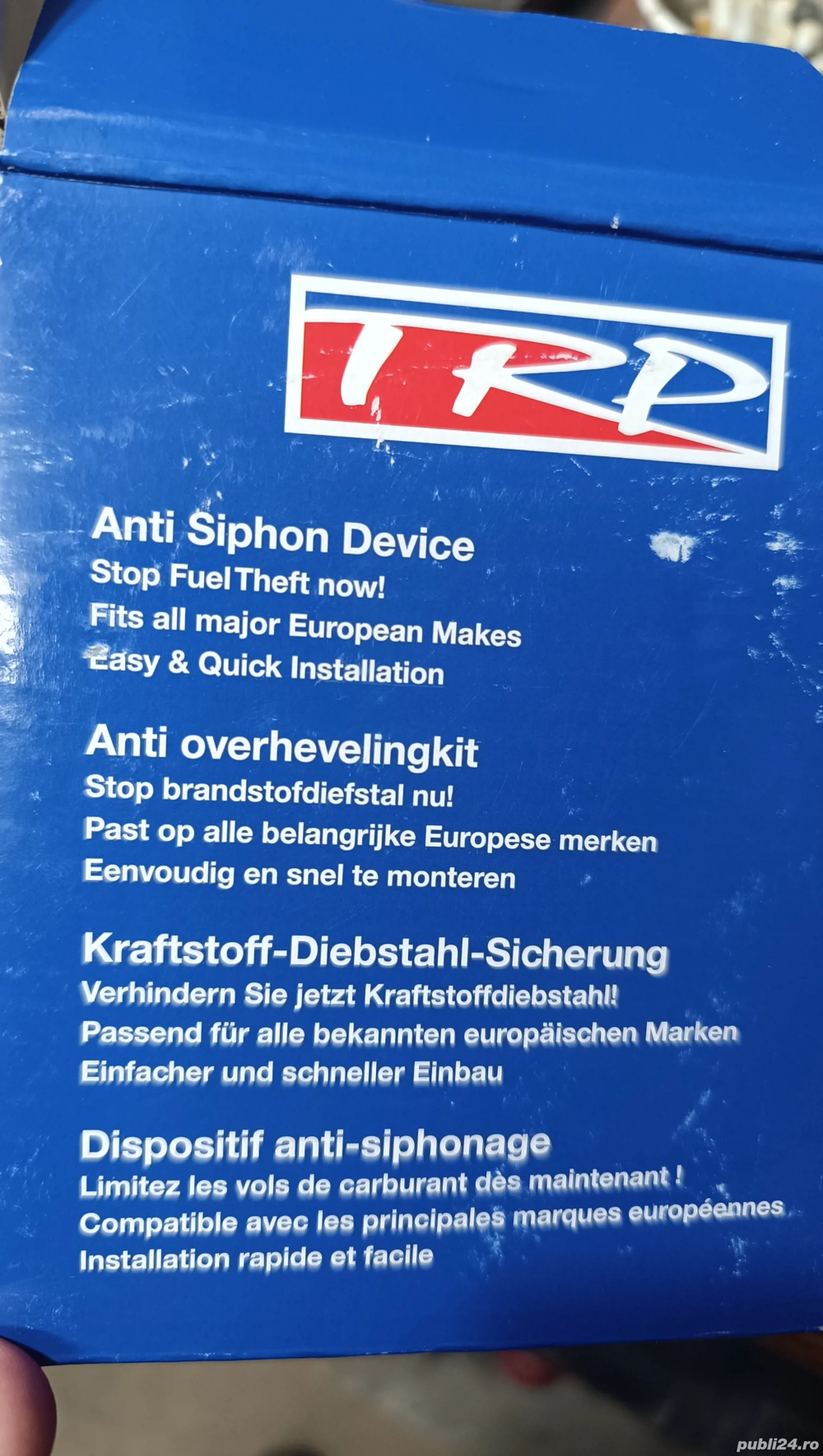 Antifurt motorină camion - nou