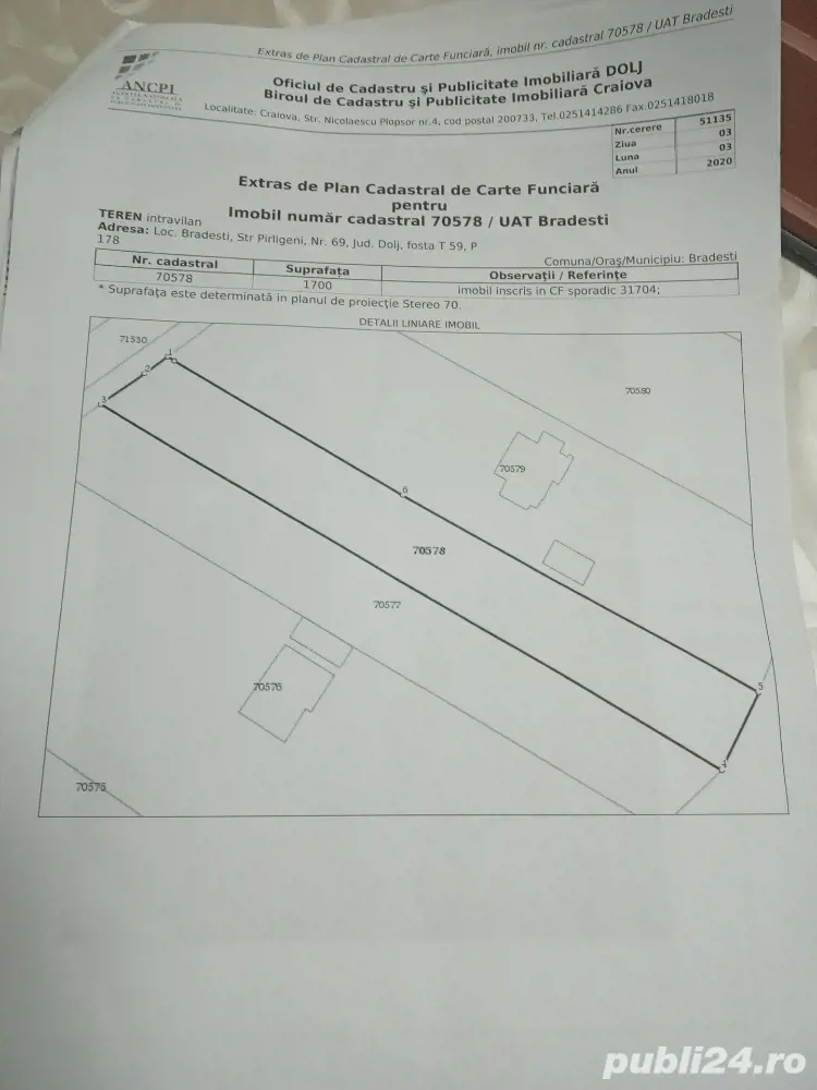 vind teren intravilan