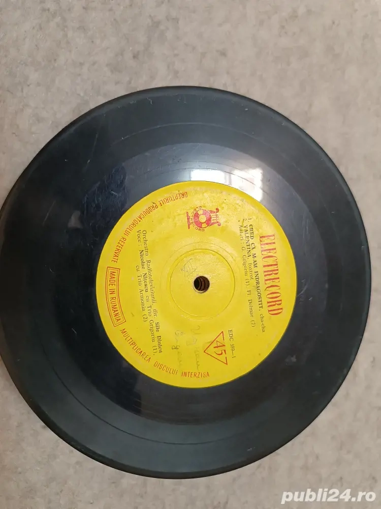discuri vinil de 45 