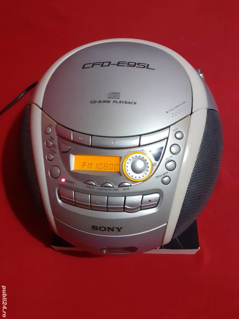 Radio CD-Player Casette-Recorder Stereo HI-FI SONY CFD-E95L