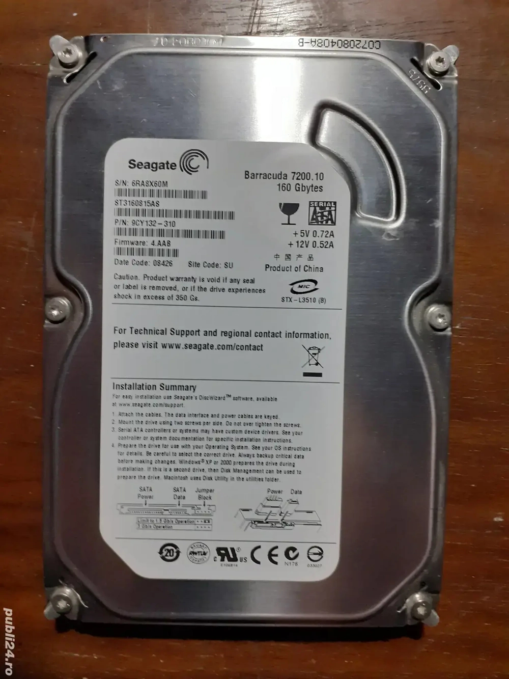 HDD Seagate Barracuda & HDD Samsung