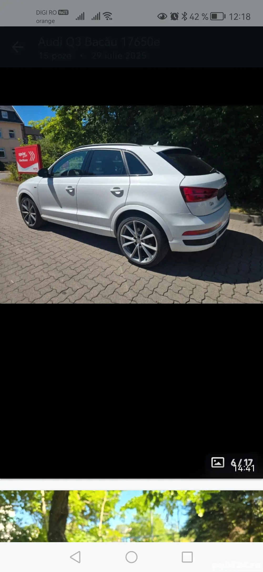 Jante originale Audi R20 cu anvelope 