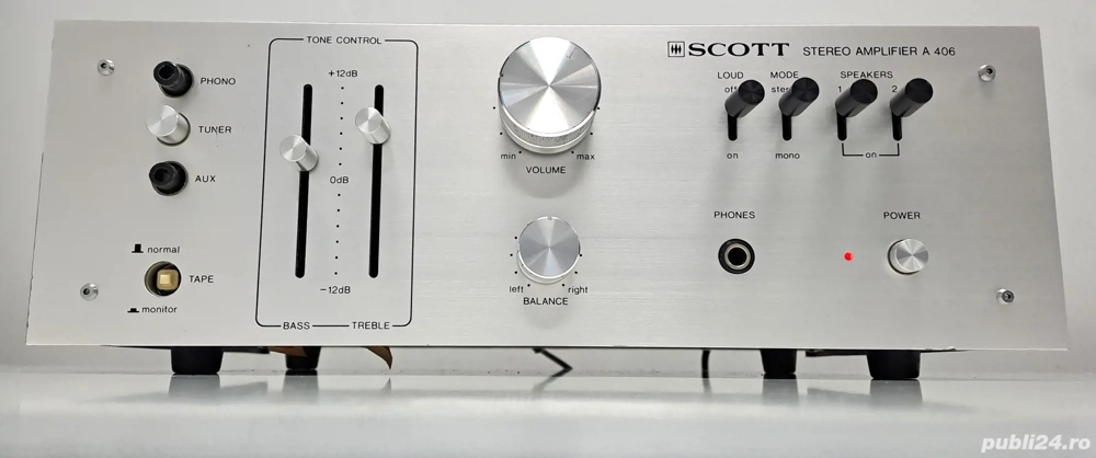 Scott A 406 amplificator stereo clasa A statie audio integrat