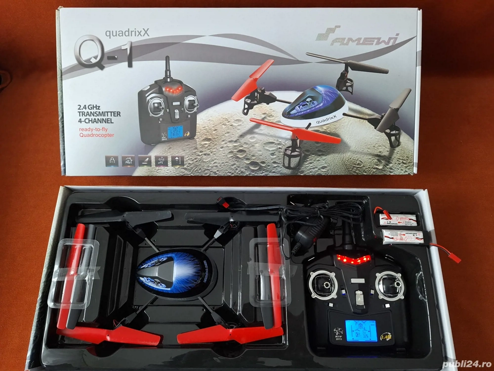 Vand doua drone  folosite model quadrix Q-1 AMEWI