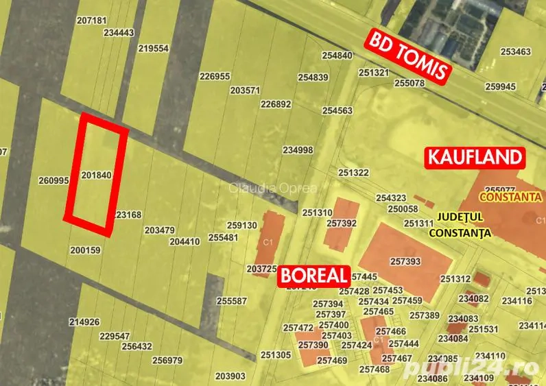 Vand teren in zona Boreal Plus