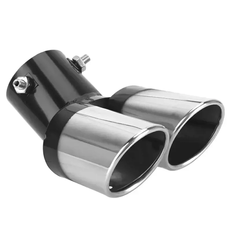 Ornament Teavă Evacuare Dublă Inox Universal   Compatibil BMW, Audi, VW