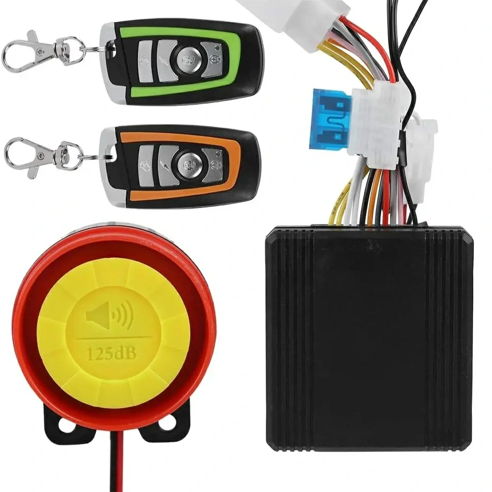 Sistem Alarmă Antifurt Motocicletă   Scuter   ATV   125 dB, 2 Telecomenzi, Control Motor