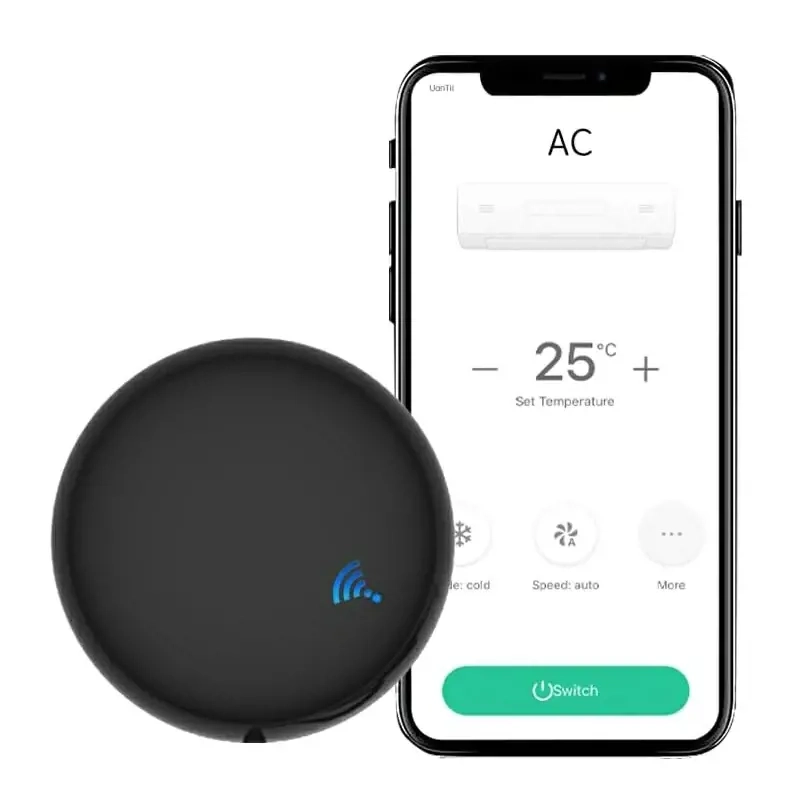 Telecomanda Smart Universala IR WiFi Tuya pentru Control TV, AC si Dispozitive IR