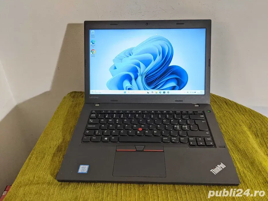 Lenovo ThinkPad L470, intel core i3-7100U, 8GB DDR4, 240 GB SSD
