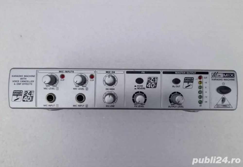 Behringer Karaoke Machine ( delay   reverb ) 