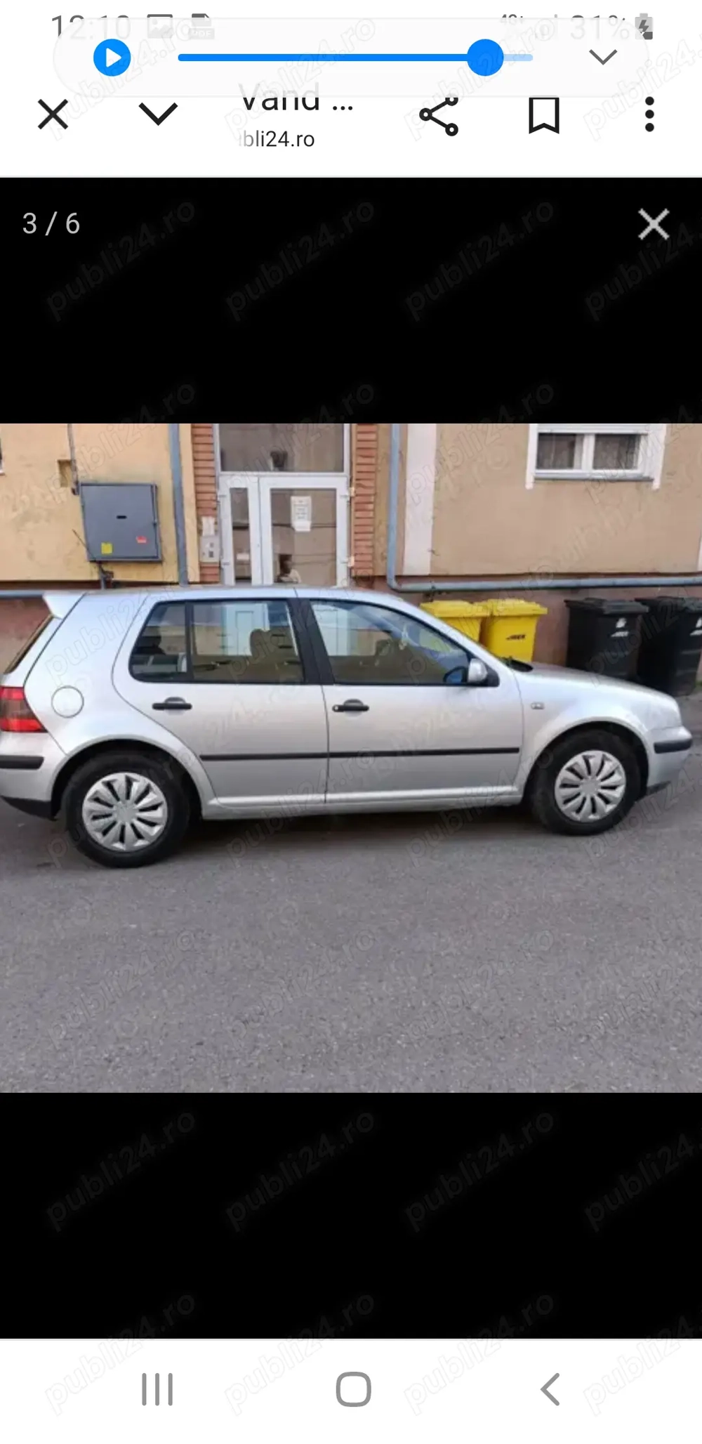  Golf 4  1.4  edition  2002  EURO 4  Înmatriculat ro 