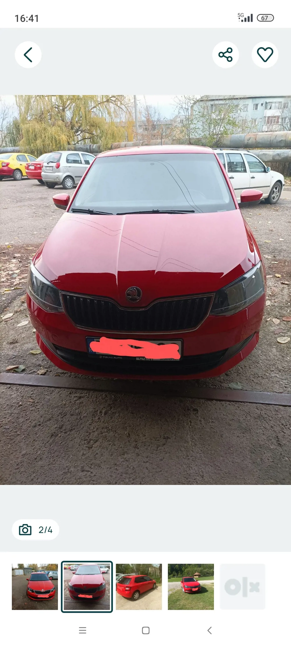 Vând Skoda Fabia 3