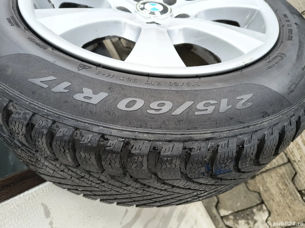 cauciucuri cu genti BV 215 /60/17 M+S aprope noi.