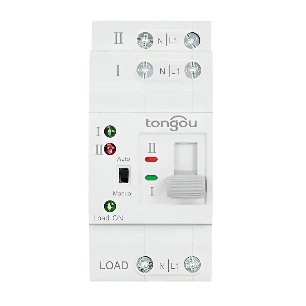 ATS Automatic Transfer Switch 63A   Manager automat de retea, panouri solare, generator 230VAC