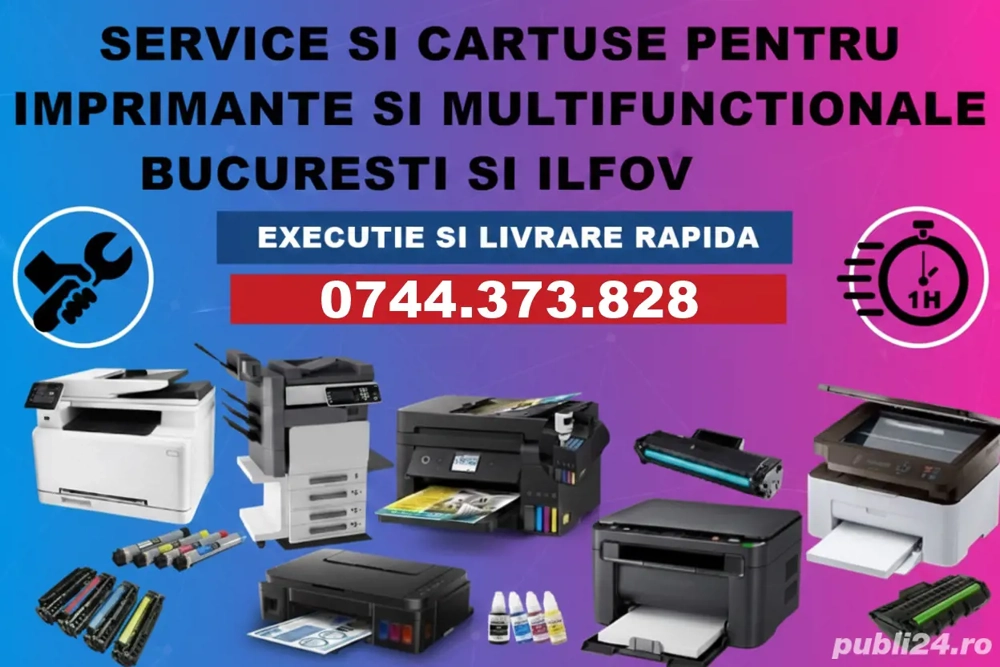 Reparatii imprimante Epson in zona Energeticienilor, Fizicienilor, Dristor Park Lake, Vitan