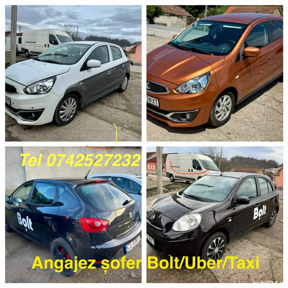 Angajez șofer Uber Bolt TAXI în Resita  