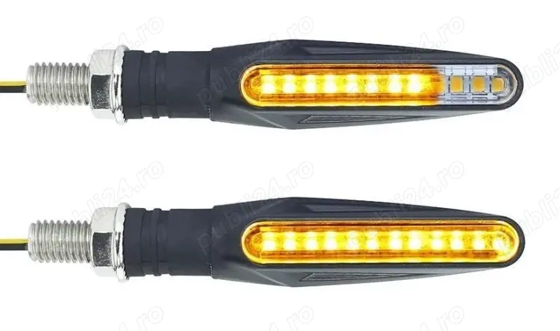 SEMNALIZARE MOTO dinamica semnalizatoare MOTOCICLETA scuter cu LED secventiala semnalizari ATV