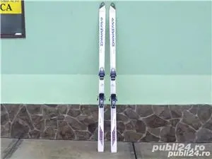 vand skiuri DYNASTAR cross terrain 1,95 m model asimetric cu legaturi LOOK XT7- in stare foarte buna