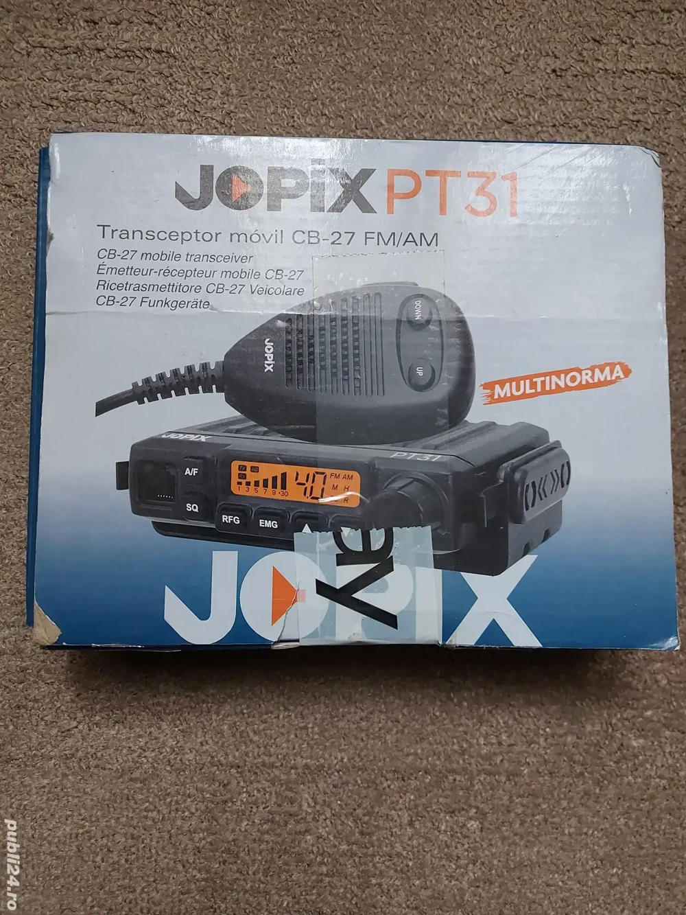 vînd stație emisie recepție, nouă Jopix PT31