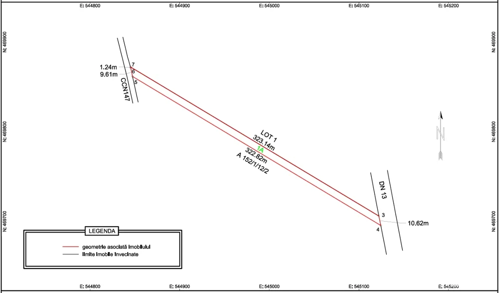 teren de vanzare DN13 aproape de DAF Brasov Stupini