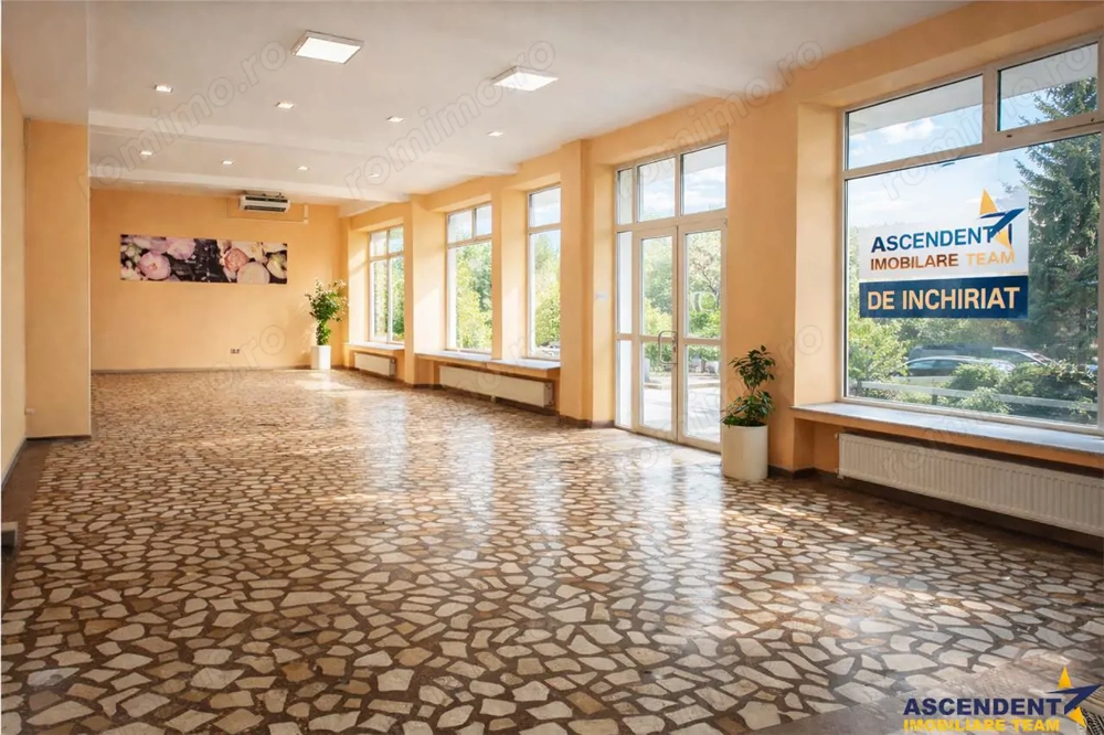 Spatiu comercial vitrinat,dublu acces,257 mp,disponibil si jumatate,Garii,Sfantu Gheorghe