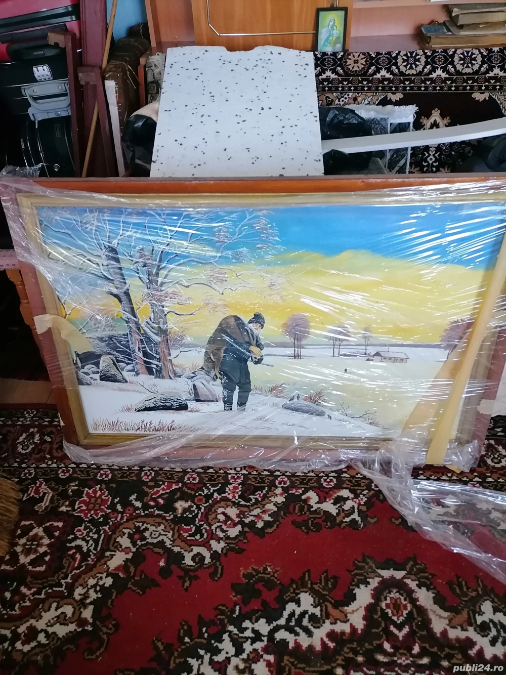 Carpete Cina cea de Taină + tablou vânătoresc