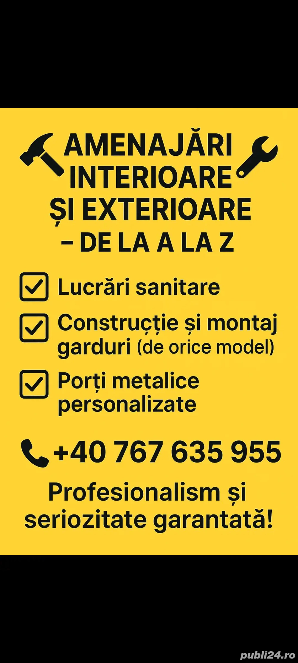 Amenajări interioare 