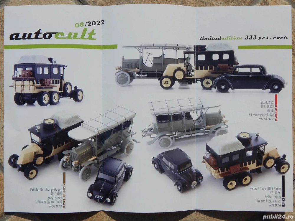 Pliant prezentare machete auto Autocult 08.2022