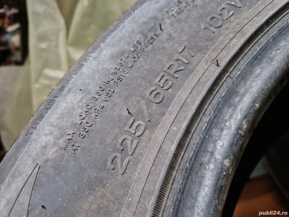 Set 4 anvelope vara 225 65 R17 NANKANG - 4mm 