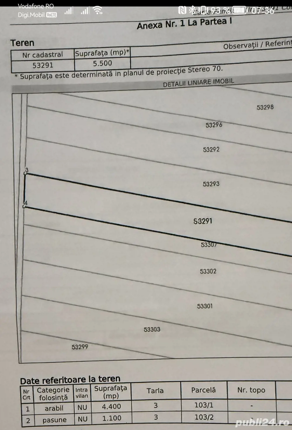 Vând teren în satul Ciumafaia 