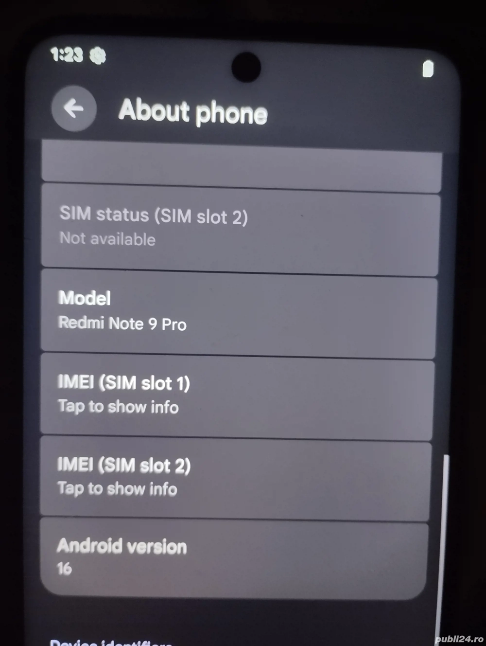 Xiaomi Redmi note 9 pro cu Ubuntu touch linux