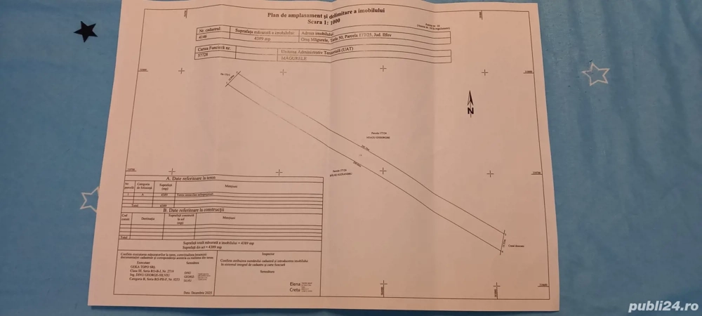 Vând teren intravilan 